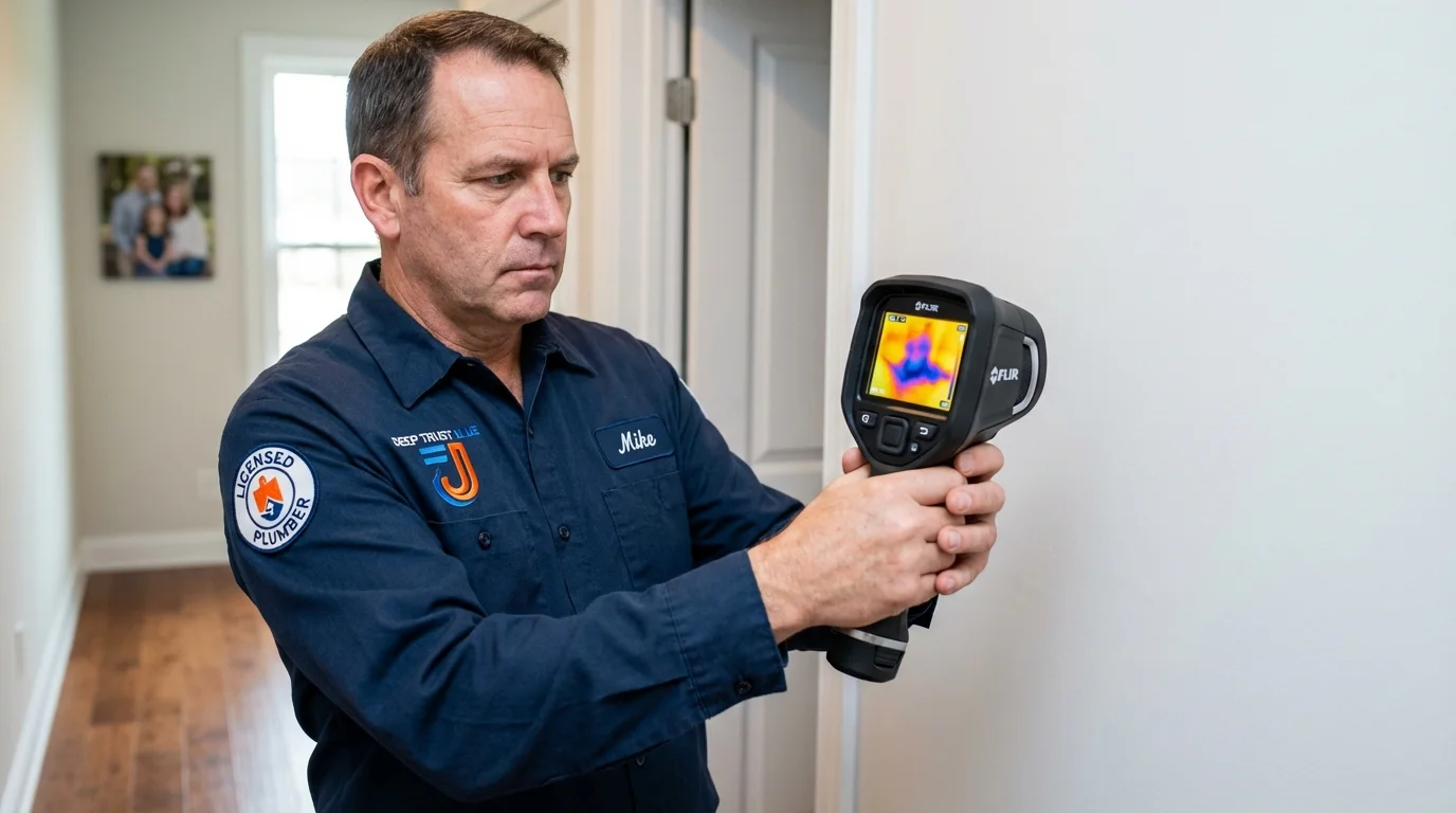 Thermal imaging leak detection by Johns Plumbing LLC in Los Fresnos